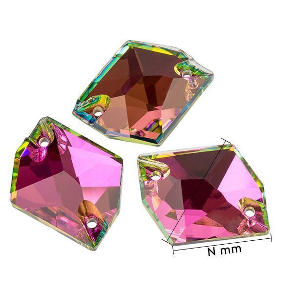 3570 11*14 mm Crystal Vitrail Rose