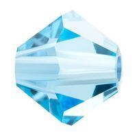 P Rondelle Bead 5328 4 mm aqua