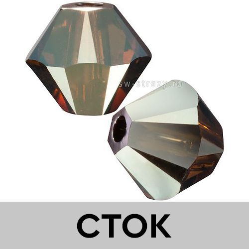 Бусины 5328 4 mm Crystal Bronze Shade 2X