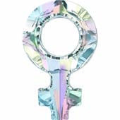 Кристаллы 4876 30x19 mm.Отверстие 9,7 Crystal AB