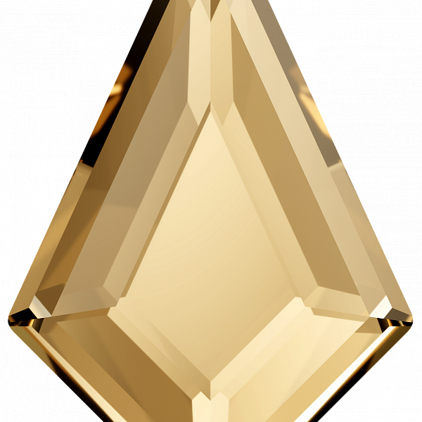 Стразы горячей фиксации 2771 8.6x5,6 mm Crystal Golden Shadow HF