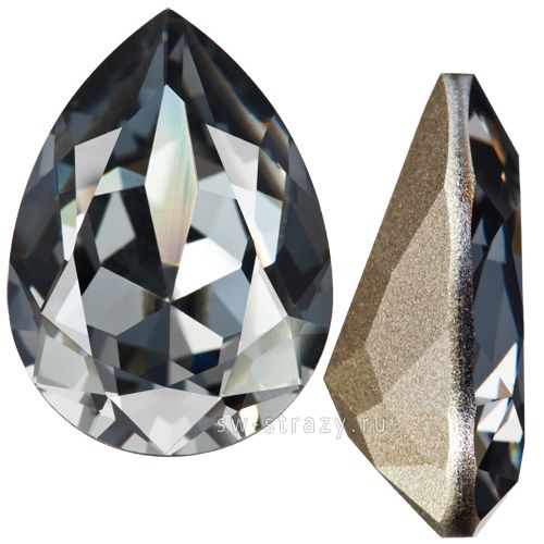 Кристаллы 4320 18x13 mm Crystal Silver Night