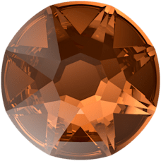 Стразы горячей фиксации 2078 ss 16 Smoked Amber HF