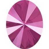 Кристаллы 4122 8x6 mm Crystal Peony Pink