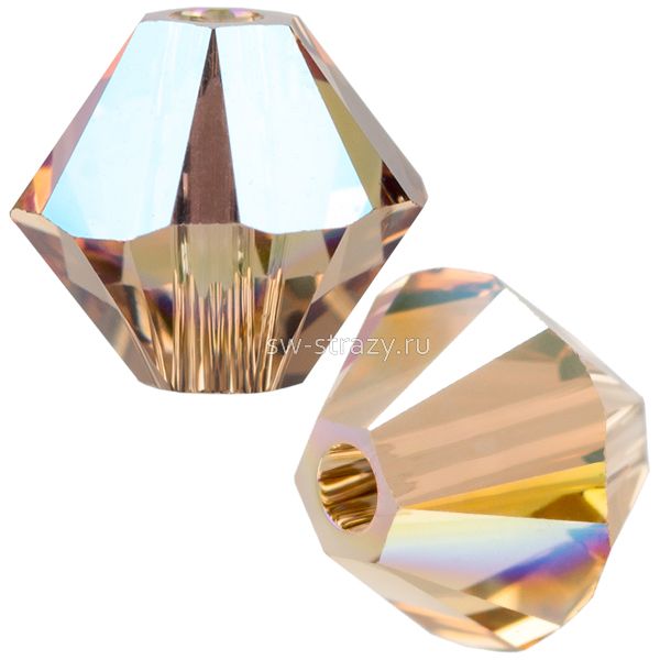 Бусины 5328 6 mm Light Colorado Topaz Shimmer