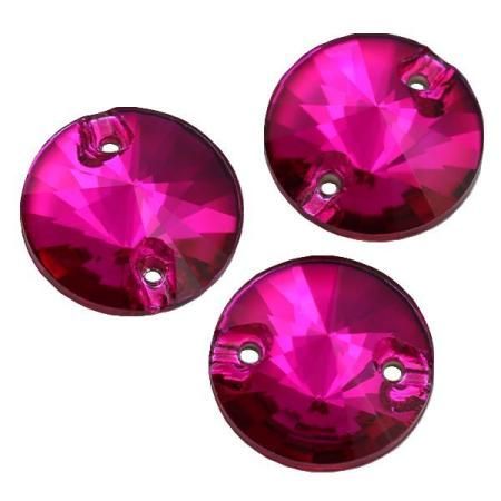 Rivoli 3130 Пришивные кристаллы Fuchsia