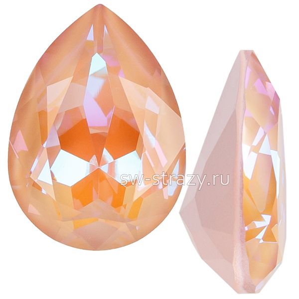 Кристаллы 4320 18x13 mm Crystal Dusty Pink Delite