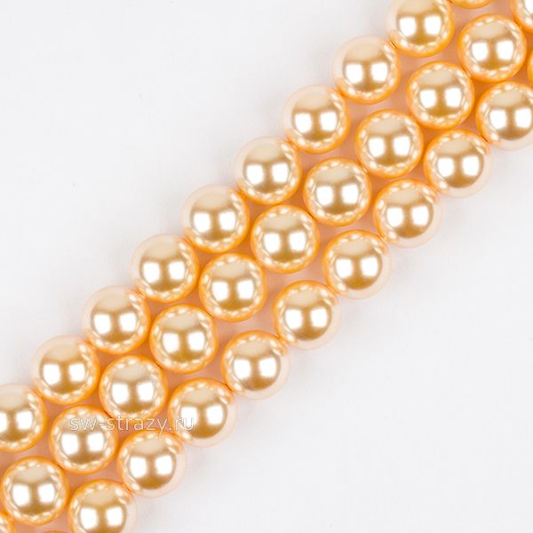 Жемчужины 5810 6 mm Crystal Peach Pearl