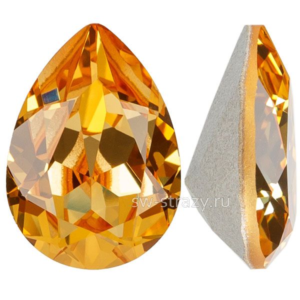 Кристаллы 4320 18x13 mm Golden Topaz