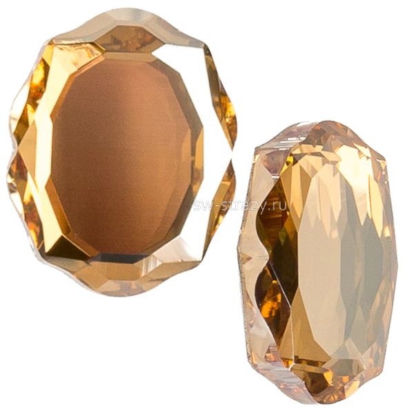 Кристаллы 4142 10x8 mm Crystal Golden Shadow