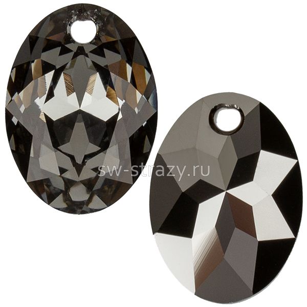 Кулоны 6438 11,5 mm Crystal Silver Night