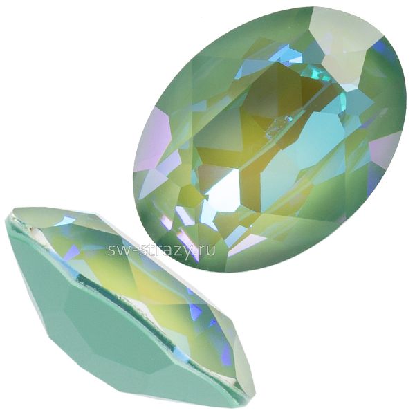 Кристаллы 4120 14x10 mm Crystal Silky Sage Delite