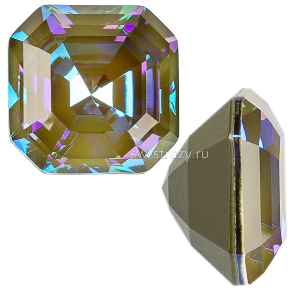 Кристаллы 4480 10 mm Crystal Army Green Delite