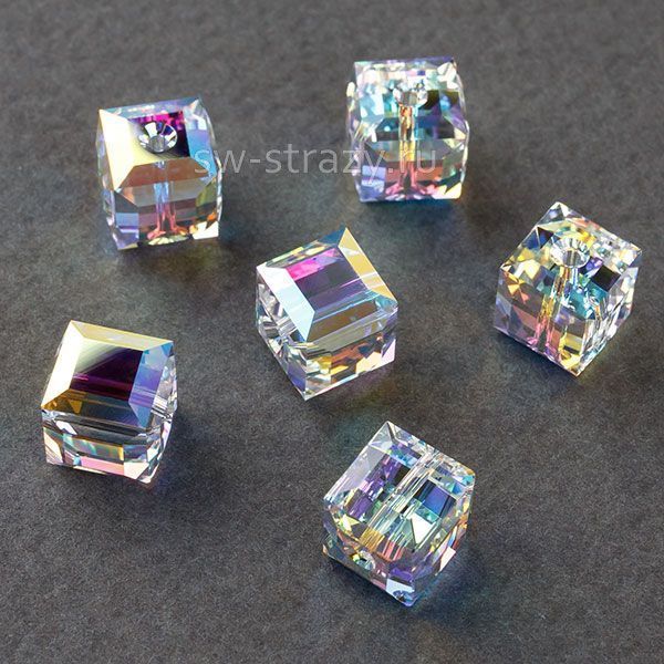 Бусины 5601 6 mm Crystal AB
